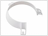 Plastic Plate Guard, diameter of 23 - 28 cm (9 - 11 in), white