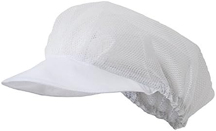 Velilla 93-Women´s mob-cap with mesh fabric (one size) white colour