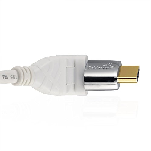 Mackuna Flex **Neueste Version** 3M (3 Meter) HDMI Flexibel Kabel **verfügt über Dreh- und Schwenkbare Stecker 24K Gold** mit Ethernet (Neueste Version 2.0 / 1.4a 21 Gbps) 1080p, 4k2k, PS4, XBOX ONE, DVD, Blu-ray, SKY HD, UHD, FULL HD LCD, PLASMA & LED TVs, 3D TV , ARC, Dolby TrueHD Audiowiedergabe - 4