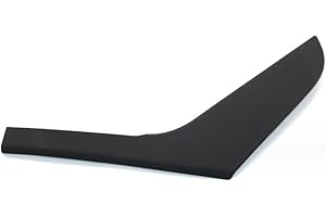 Inovey Cubierta De La Manija Interior De La Puerta del Coche Apoyabrazos Interior del Panel De Ajuste Compatible con VW Golf 6 GTI Mk6 2009-2013 -Negro -Derecha