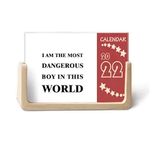 DIYthinker?I Am The Dangerous Boy Art Deco Fashion 2022 Desk Calendar Planner 12 Month