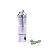 Produktbild Lazy Puppy tragbar 3 Kammer Aluminium Legierung Schlüsselanhänger Pille Box Case Flaschenhalter Container für Reisen