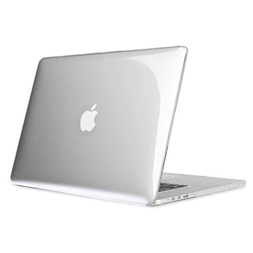 Fintie MacBook Pro 15 Retina Hülle (NO CD-ROM Drive) - Ultra Slim Plastik Hartschale Schutzhülle Snap Case für Apple MacBook Pro 15.4" with Retina Display (Model A1398), Crystal Clear