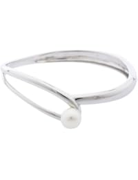 Misaki señorías pulseras plata Petal brazalete small QCUBPETALBANGLES
