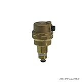 Estructura y tapa de latón. Caleffi Robocal-S Typ 5025 - Purgador automático