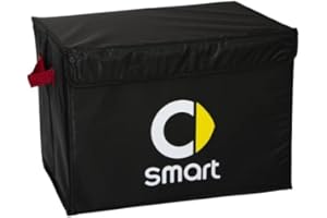 HEYCE Auto Mehrzweck Klappkoffer Aufbewahrungsbox, tragbarer Kofferraum-Organizer, Koffer-Styling für Smart 450 451 453 Fortwo Forfour
