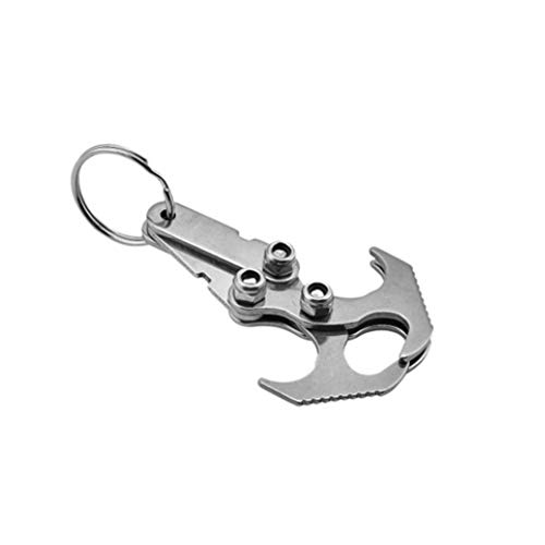 Preisvergleich Produktbild Ndier Grappling Hook Multifunktional Gravity Haken Klettern Ausrüstung Kletterseil Survival Karabiner Edelstahl Klettergurt