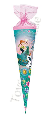 Preisvergleich Produktbild Schultüte / Zuckertüte / 50cm / rund / "Eiskönigin"