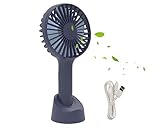 ☆ Base Desmontable ☆: Con esta base extraíble, lo puede usar como un ventilador de mesa en la oficina o en el estudio. Además, dicha base sive también como soporte de móvil, que deja sus manos libres para ver videos.