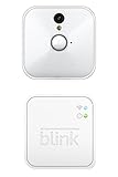 Blink Home Security Kamera-System mit Bewegungs-Erkennung, HD-Video auf Ihr Smartphone, 2 Jahre Batterie-Lebensdauer, kostenloser Cloud-Speicher in Deutschland - 1 Kamerasatz