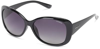Polaroid - Lunette de soleil P8317 Rectangulaire - Femme Noir one size