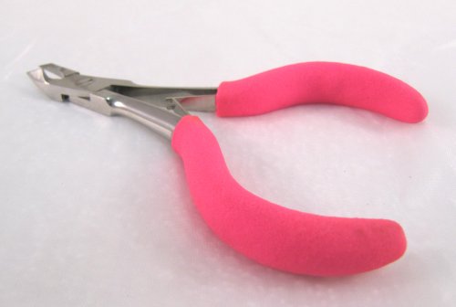 New Professional SOFT GRIP (Coral Pink) CUTICLE nippers / clippers