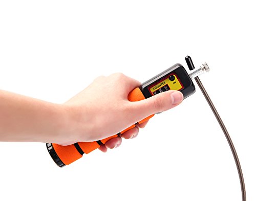 JOYORUN Springseil Speed Rope mit Zähler / Springseil Stahl für Sport Training CrossFit, Fitness-Training, Rope-Skipping, MMA & WODs - 5