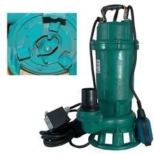 Profi Fäkalienpumpe mit Schneidmesser Leistung 1500Watt Fördermenge: 18000l/h=300 l/min Spannung: 230V/50Hz + Schutzschalter der die Pumpe vor Schäden schützt.