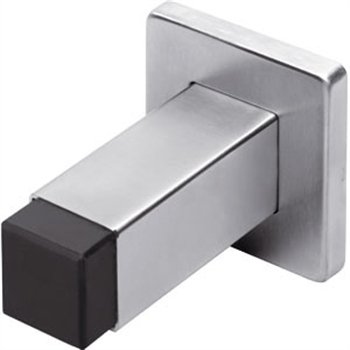 Wandtürstopper "Quadrat", Edelstahl
