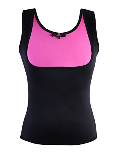 ISASSY Damen Trainingsweste Sport Korsett Training Taillenkorsett Corset Taillenformer Shapewear Korsett Latex Training - 3
