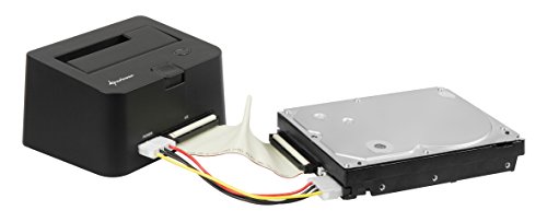 Sharkoon QuickPort Combo – HDD Dockingstation für IDE und SATA Festplatten, USB 2.0 - 5
