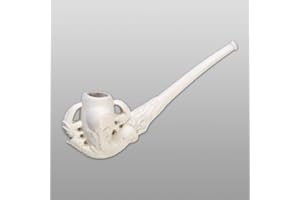 PATCHOULIWORLD CLAY PIPE Clay pipe Dragon artiglio grande lunghezza 14 cm PatchouliWorld