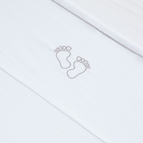 Jollein Sheet (75 x 100 cm, Silver)