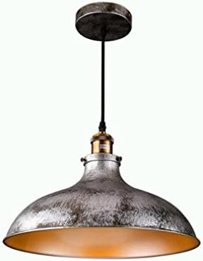 ZAOFAN Pendant Ceiling Light Chandelier Camouflage Iron Helmet Retro Lighting Copper Pot Cover Antique Lamp Shade Industry Bar Cafe Restaurant Attic Garage , no light , A