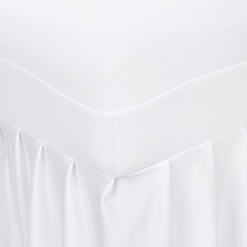 Anself Elastische Stuhlbezug Stuhlhusse mit Faltenrock-Rand-Design - 5