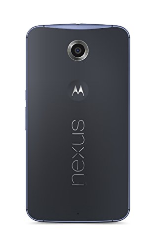 Motorola Nexus 6 Smartphone, Display 6 Pollici Quad-HD, Processore 2,7 GHz Quad-Core Snapdragon 805, Memoria 32GB, Android 5.0 Lollipop, Blu [Francia]