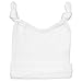 BabywearUK Double Knotted Baby Hats - White - British Made