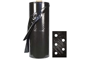 LIF Telo Per Pacciamatura Fori Sfalsati 100 Mt -Dist.Fori 30/30 Cm (Rotolo)