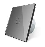 design lichtschalter ave Touch-Sensor Design Lichtschalter Berührungsschalter Ein/Aus Schalter aus Glas LIVOLO