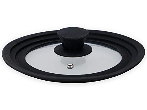 Preisvergleich Produktbild Unbekannt Glasdeckel mit Silikonring Alpina, Ø 20 cm
