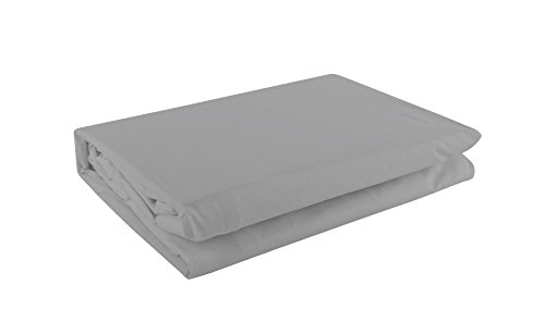 Kinder Spannbettlaken Jersey Grau mit Rundum-Gummizug von ka-line® Öko-Tex Standard 100 Kinder Baby Matratze 60×120 70×140 Bett-tuch 125g/m² 100% Baumwolle - 2