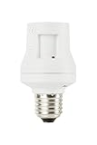 Puede colocarse fácilmente en cualquier aplique de luz E27
