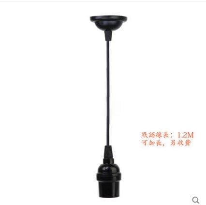 2 x vintage edison light bulbled filament lamp, ultra-light e27 Screw energy-saving 4W Tungsten lamps retro look light source, Other, Black Bakelite Lamp Head hanging line without a switch, the warm yellow