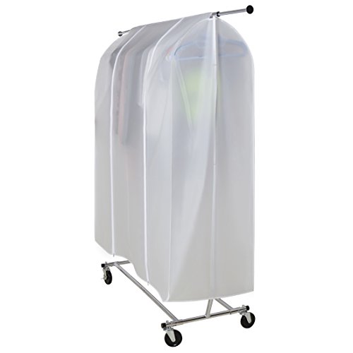 HLC 150 x 133 x 55 CM Anti-staub Abdeckung Abdeckhaube Staubschutz für Kleiderständer Kleiderstange mit Reißverschluss - 4