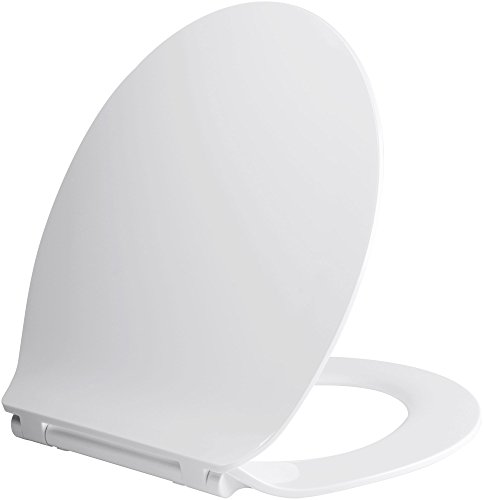 WC-Sitz Weiß / Weiß Premium Slim *extra dünn* mit Absenkautomatik, zur Reinigung abnehmbar - 2