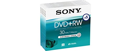 Sony – DVD+RW (rewritable) für DVD-Camcorder, 30 Minuten, 5er-Pack - 2