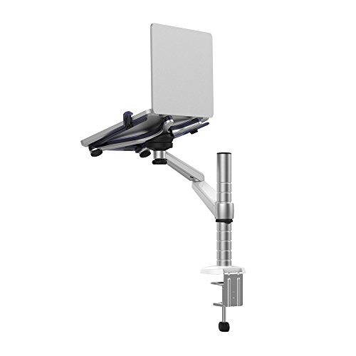 OPUS 2 344322 Arm für 25,4-38,1 cm (10-15 Zoll) Laptop/22,86-25,4 cm (9-10 Zoll) Tablet matt aluminium/ weiß