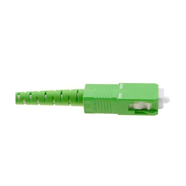 Cable de fibra óptica SC/APC a SC/APC (monomodo simplex 9/125, de 10 m) - Image 4