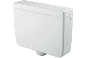 NEGRARI AQUAE 1034 Export Cassetta WC a Zaino, ABS, capacità 9 Litri, Bianco