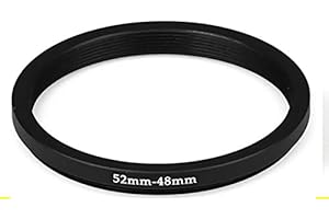 DESCONOCIDO Step Down 52–48mm Anillo adaptador 52mm–48mm 52mm 48mm 52-48 52 48 mm lente compatible con Nikon Canon Fujifilm Leica Sony Olympus Panasonic Sigma Tamron Tamron Tamron Tokina