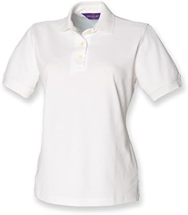 ladies classic polo in white XL/16