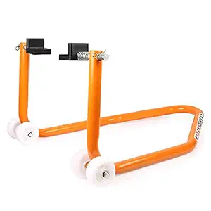 Grandbiker Rear Paddock Stand with Swing Arm Rest (Orange)