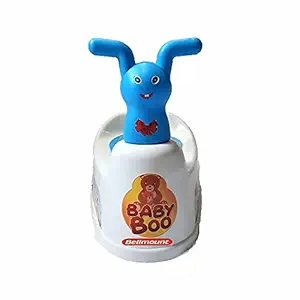 Belmount Toilet Trainer Baby Potty Seat Cartoon Face with Removable Tray & Closing Lid