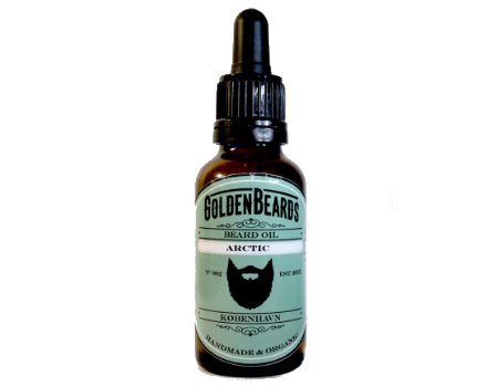 Organic Beard Oil - ARCTIC - 30ml *Golden Beards* | 100% Organic | Jojoba & Argan Oil