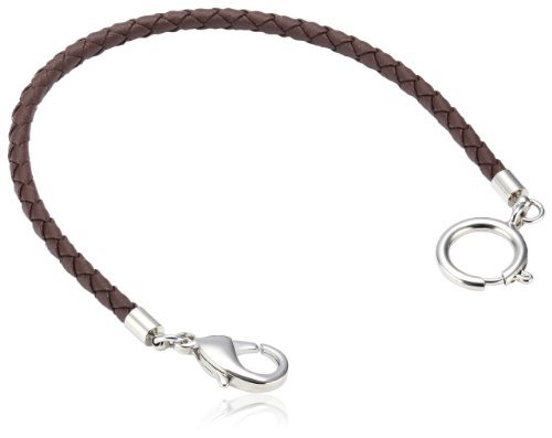 MTS Taschenuhrkette Kordel geflochten braun 4289