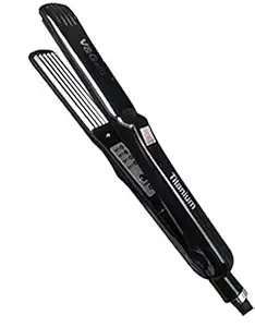 City Enterprises V & G Professional Slim Hair Crimping for Men And Women with Ceramic plate (No Hair Damage) Black