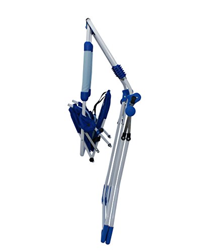 Clamaro 4 in 1 Babyschaukel ‚SWING‘ in 6 Motiven – Indoor Baby Schaukel, Wippe, Liege und Hochstuhl in einem, Sicherheitsgurt mit Bügel, gepolsterter Sitz, kompakt zusammenklappbar - 6