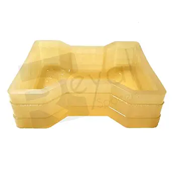 Reyal Mould and Concrete Spacers PVC Rubber Dumbbell Paver Moulds, 60 mm Thickness