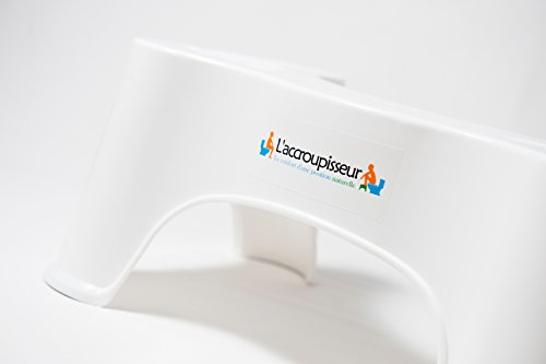 Toilettenhocker – empfohlen von Gastroenterologen – Bekommen Sie einen flachen Bauch dank kompletter Darmentleerung – Natürliche Hockstellung beugt Verstopfung vor – Diskret und Effizient WC Hocker - 7