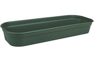 elho Green Basics Anzucht Schale 51 - Zubehör für Züchten und Ernten - Ø 51.5 x H 7.5 cm - Grün/Laubgrün